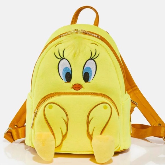 Loungefly Looney Tunes Tweety Bird Backpack Bag Purse 80th Anniversary NWT - Picture 16 of 16